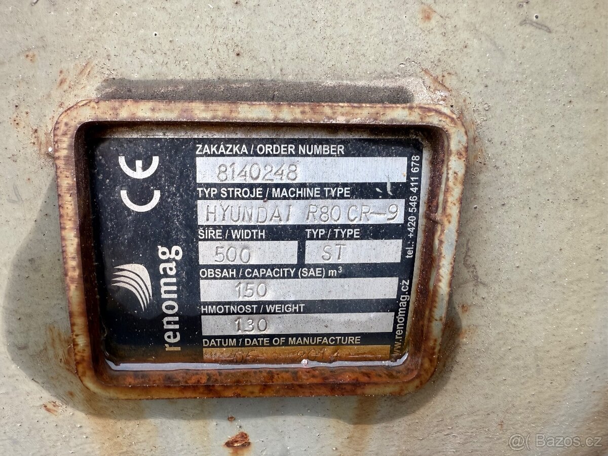 2x. Lžíce pro bagr 6-10t - 7