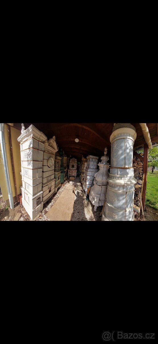 Kachlová kamna historická - 7