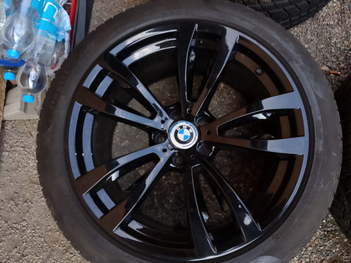 Originál ALU BMW r20 X5M,X6M+ zimní dvourozměr Pirelli RFT - 7