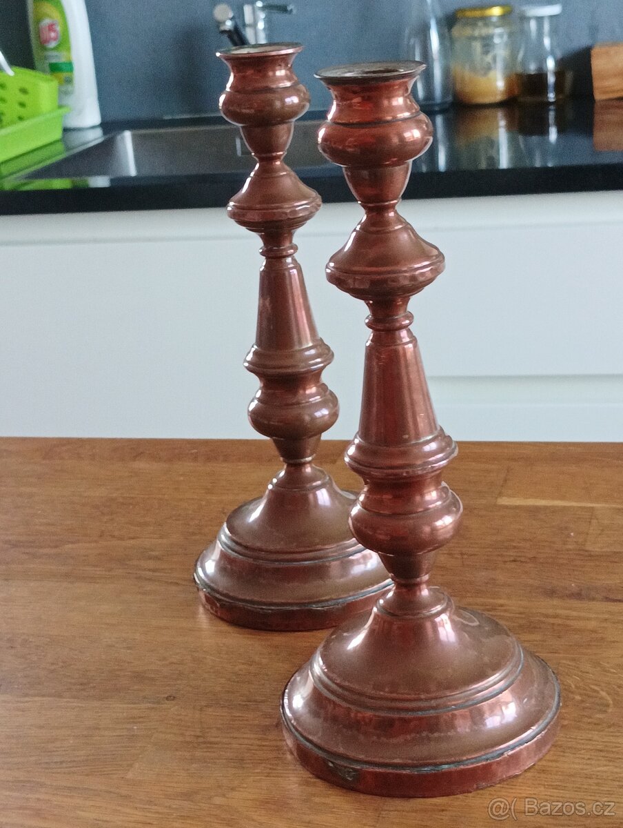 POMĚDĚNÉ PÁROVÉ SVÍCNY - 7