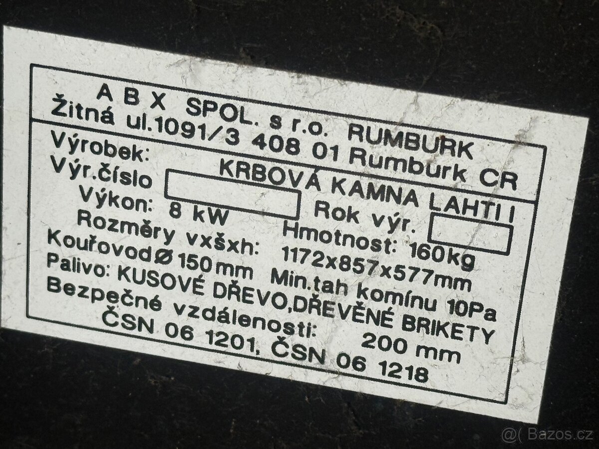 Krbová kamna Lahti NOVÉ - 7