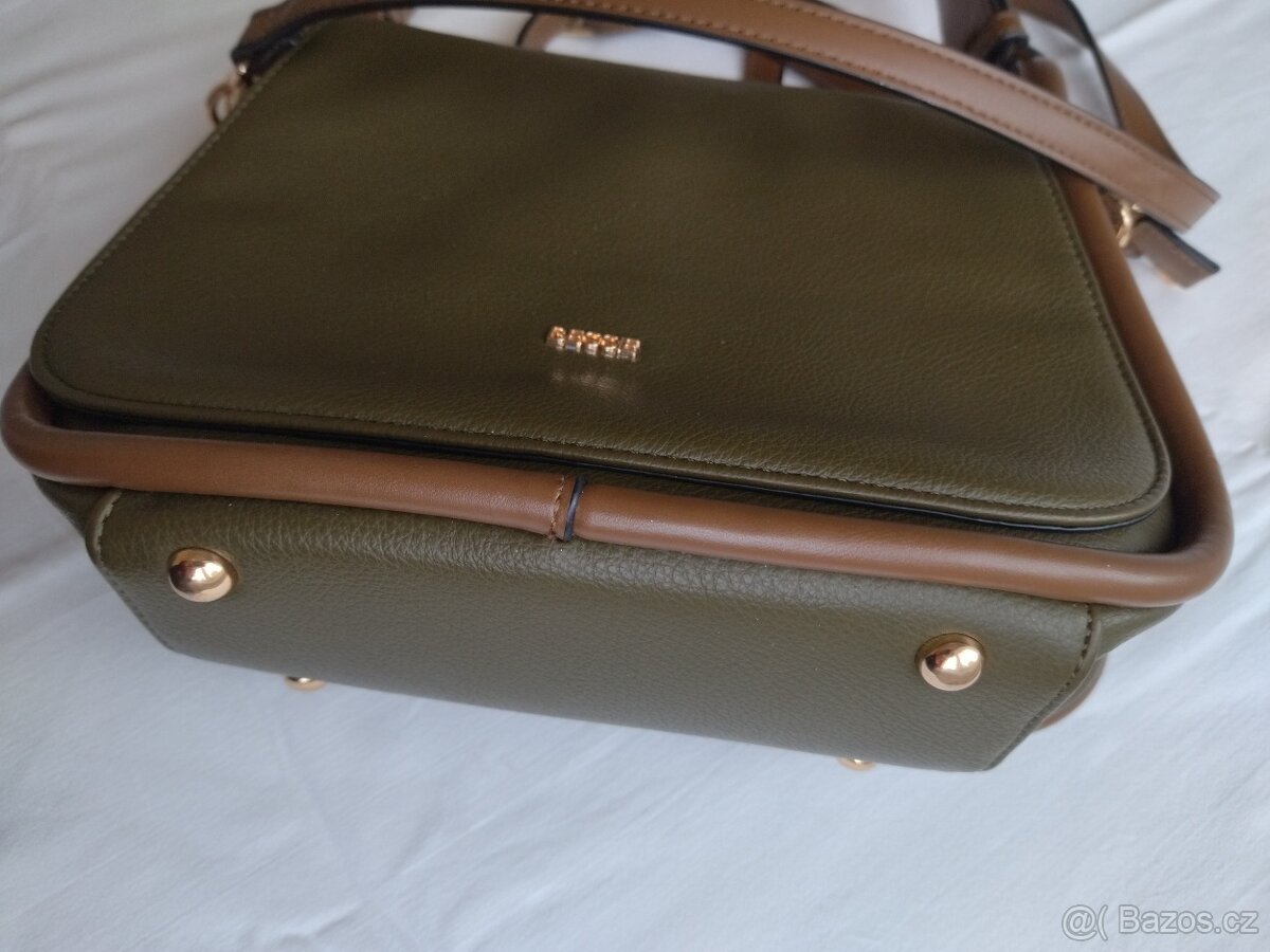 Kabelka Bessie London, přes rameno/crossbody,olivová - 7