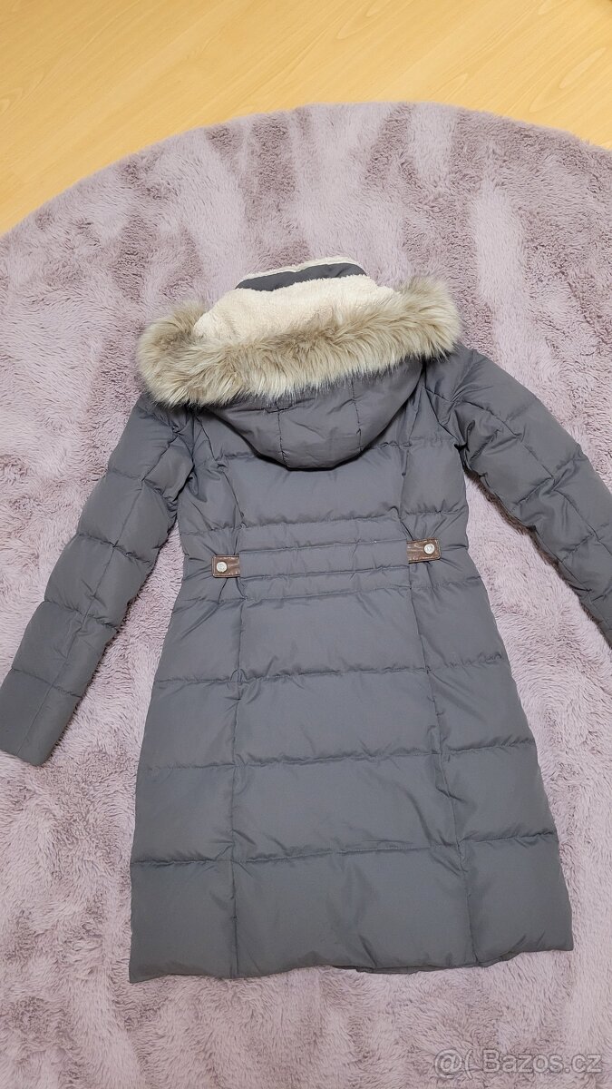 Zimní teplá delší bunda kabát Ralph Lauren vel XS - 7
