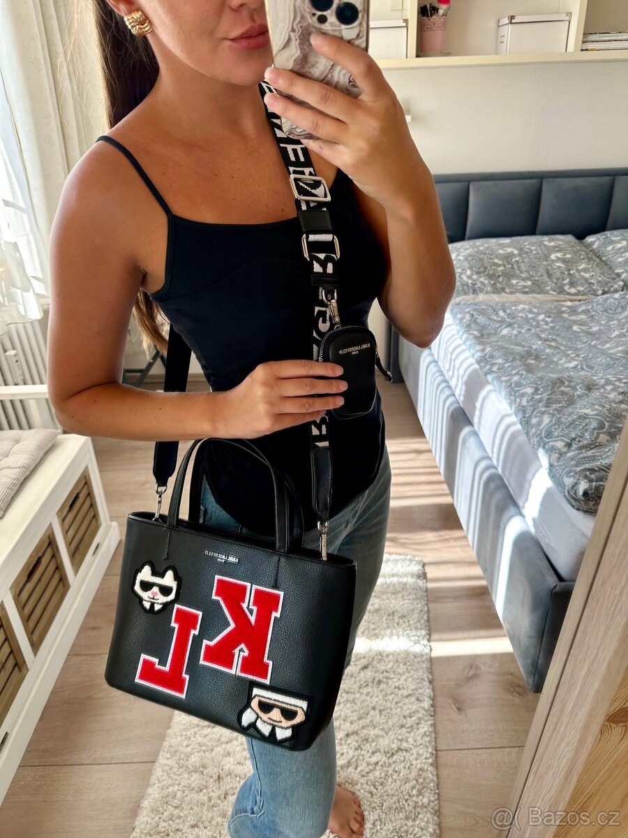 KARL LAGERFELD ČERNÁ KABELKA 1 - 7