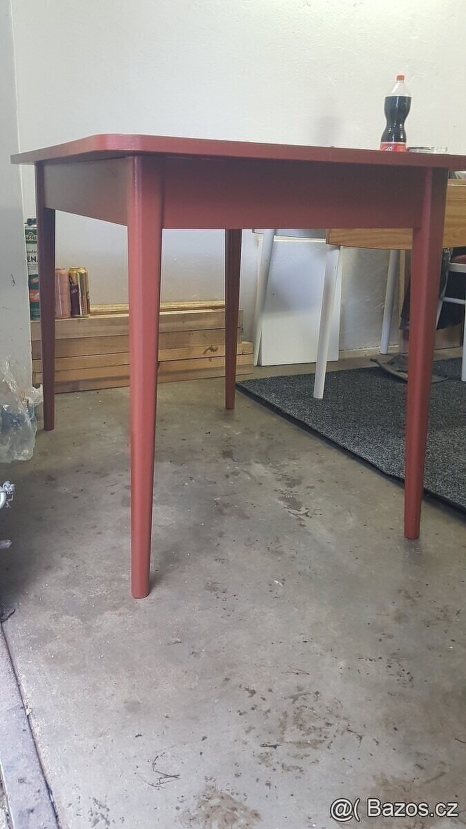 Jídelní stůl hnědý a 4 židle Tábor - 7