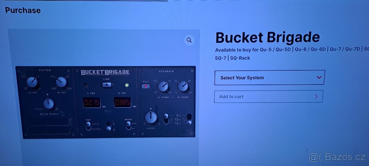 Prodám Allen & Heath SQ7 + dLive pluginy - 7