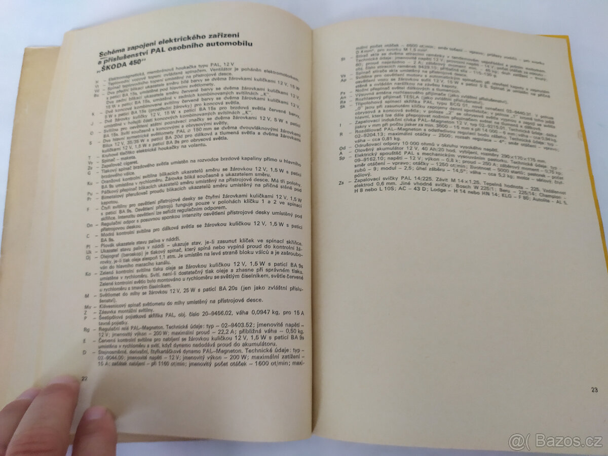 SCHEMATA ELEKTRICKÉHO. ZAP. OS. AUT. I., 1968 - 7