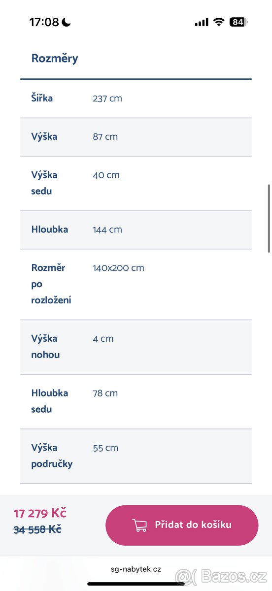 Rohová rozkládací sedací souprava Modena I Béžová - 7