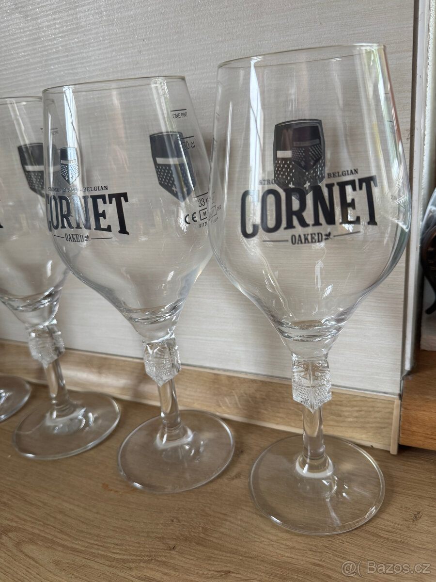 Pivní sklenice Cornet Belgian original - 4 kusy NOVÉ - 7