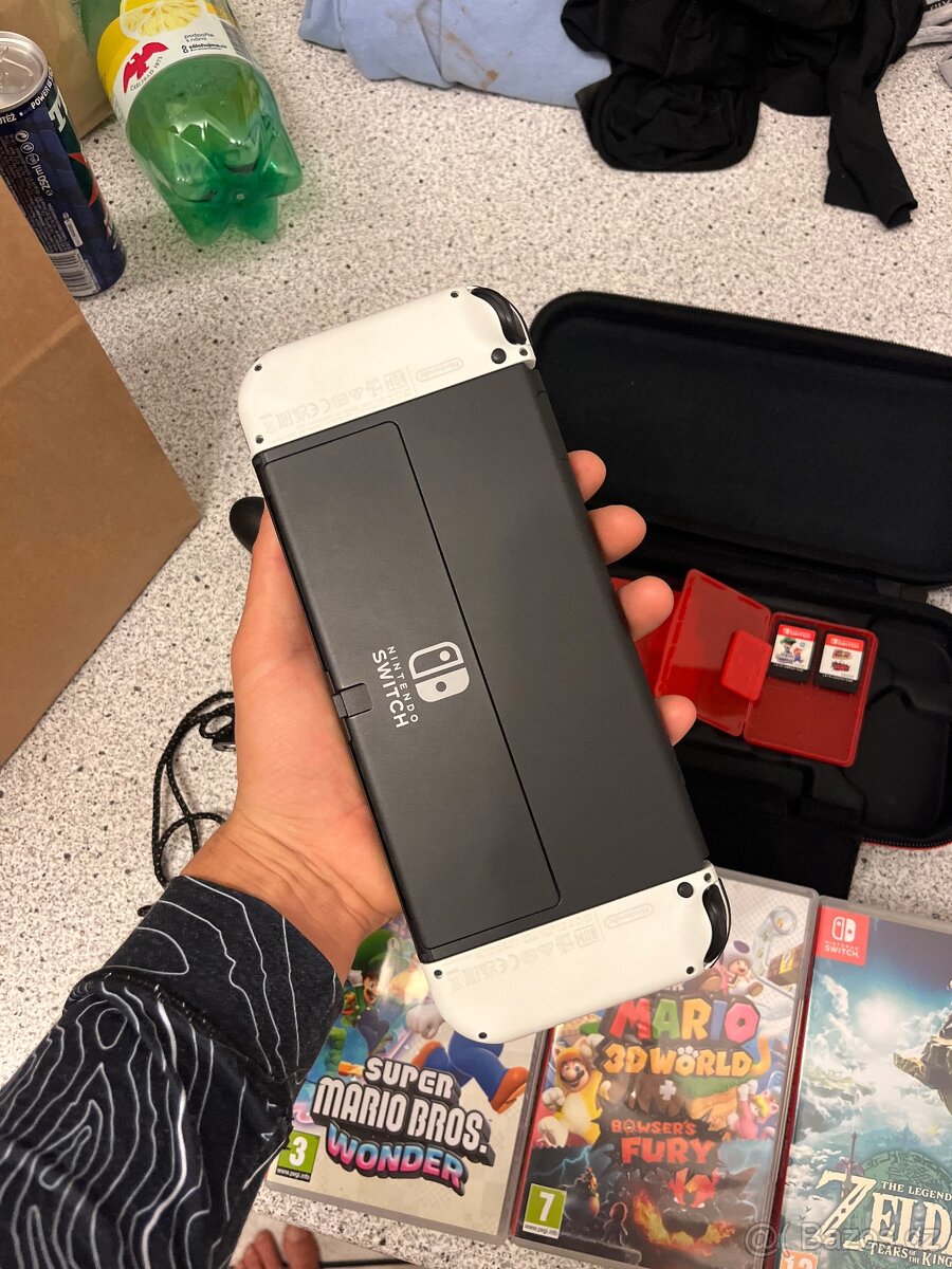 NOVÉ Nintendo switch OLED se vším + hry - 7