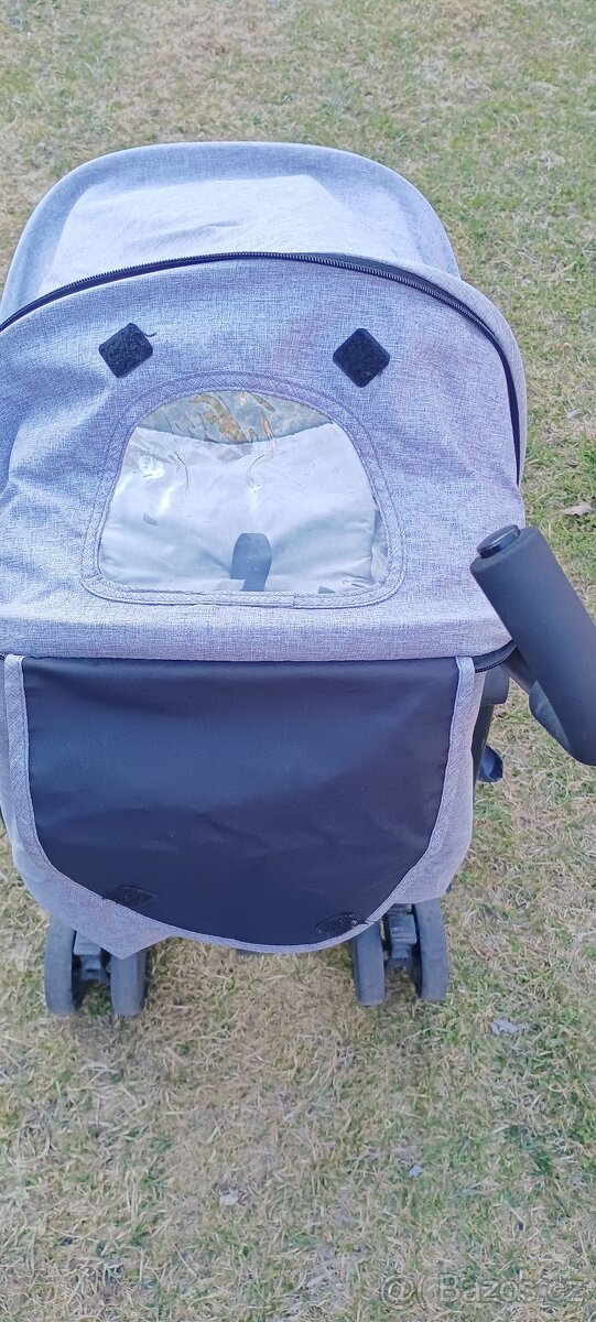 Šedý golfový kočárek Petite&Mars MUSCA - 7