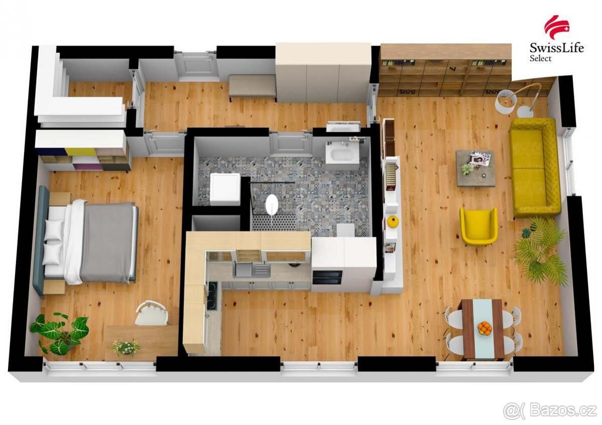 Pronájem bytu 2+kk 70 m2 P. Bezruče, Nová Paka - 7