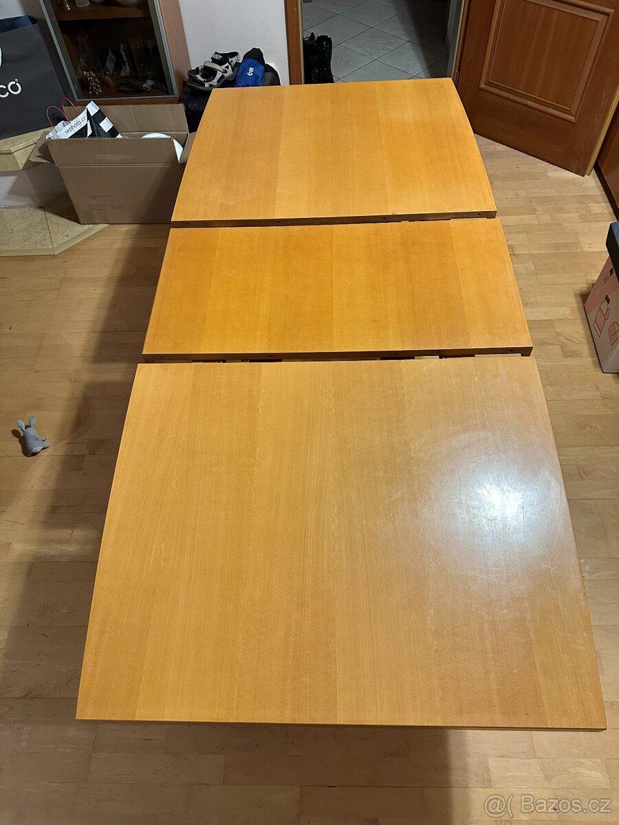 Prodám rozkládací jídelní stůl 90 x 160 cm - 7