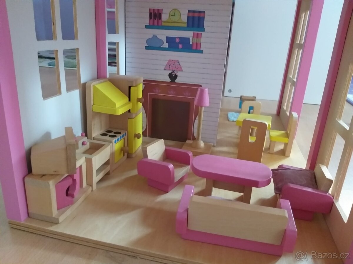 Dřevěný domeček pro panenky - 7