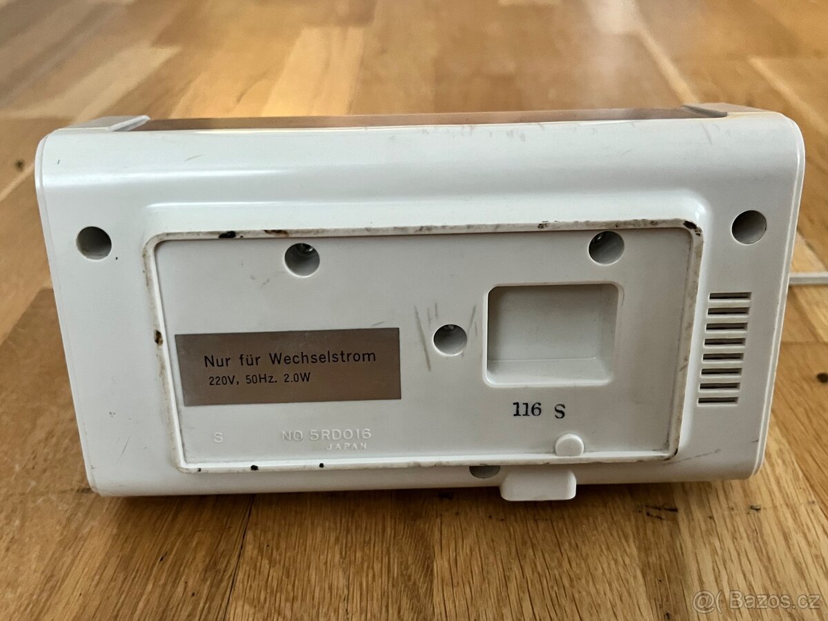 PRODÁNO Hodiny - budík, překlápěcí, 1960-70, Meister Anker - 7