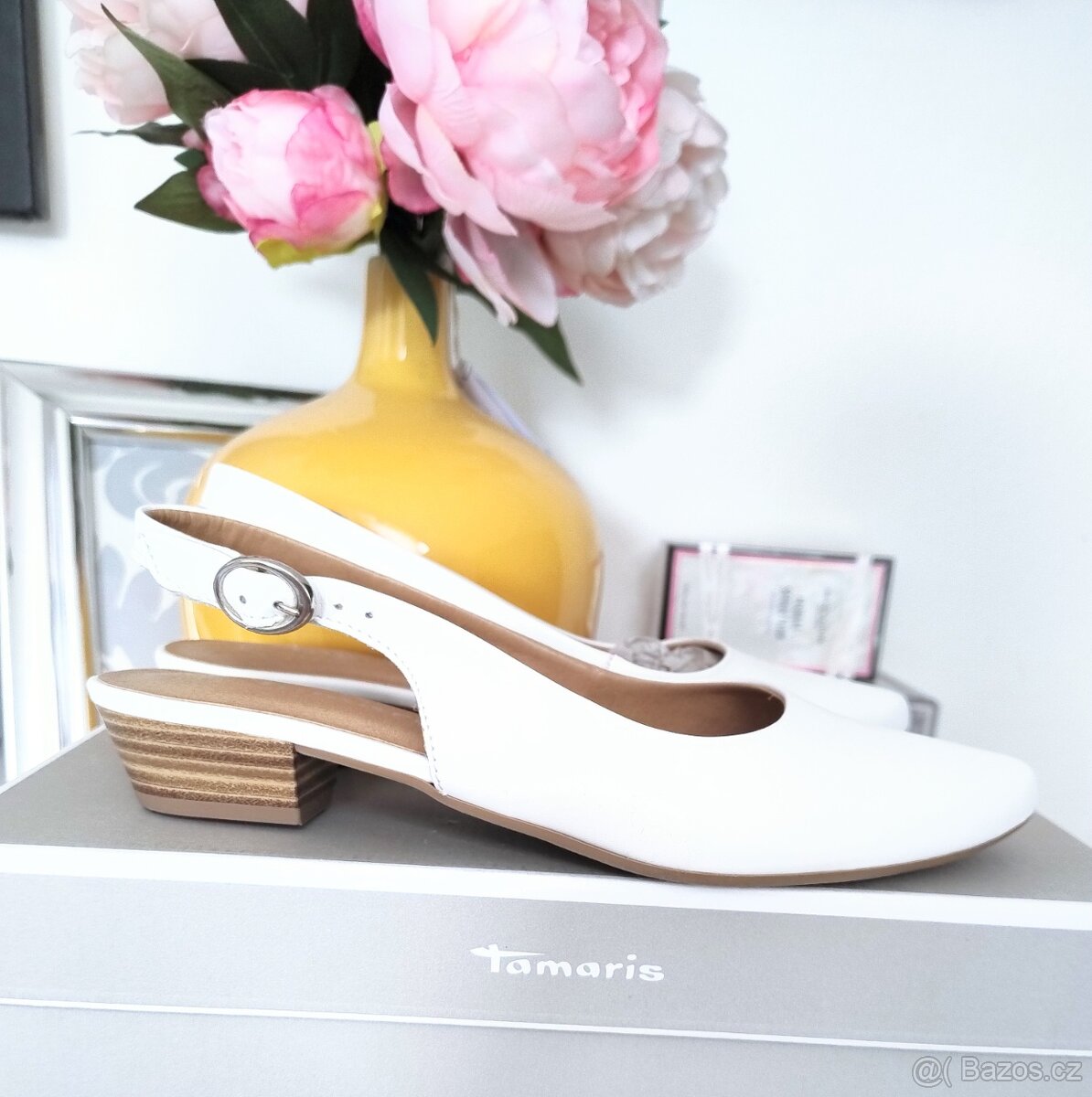 Lodičky Tamaris z pravé kůže vel.37. Nové s krabicí - 7