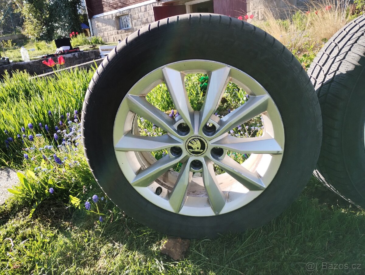 Originál ALU kola Škoda Octavia R16 - 7