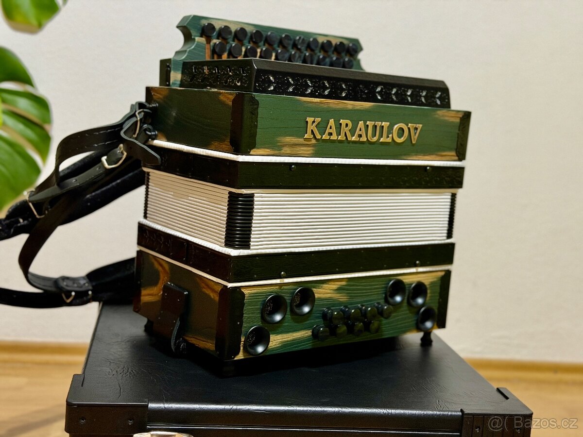 Heligónka Karaulov 2.rad CF(nová) - 7