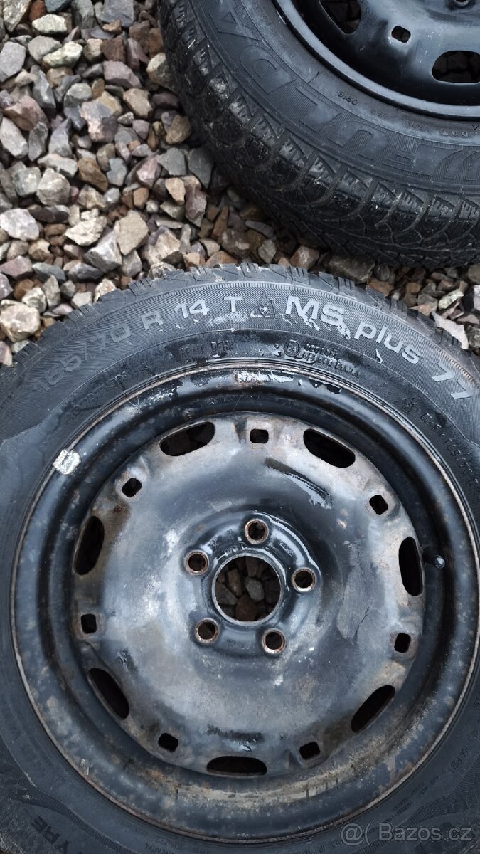 Plechová kola R14 4×100 Fabia / Polo - 7