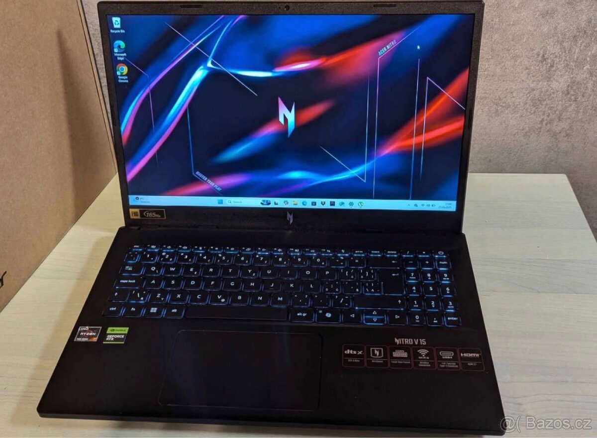 Notebook Acer Nitro V15 – herní, výkonný, TOP stav - 7