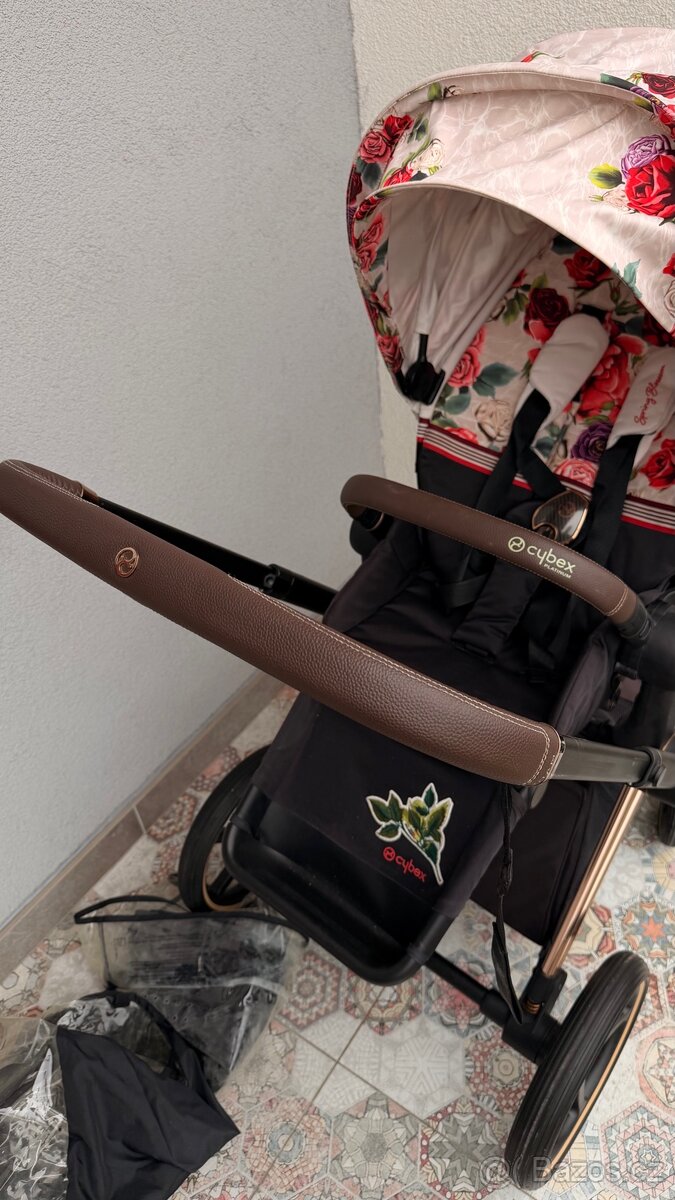 Kočárek Set 3v1 Cybex Priam Spring Blossom - 7
