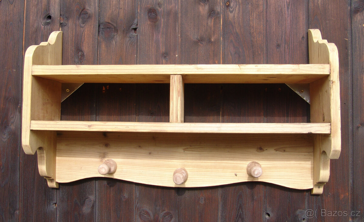 Starožitná polička s šuplíky - 7
