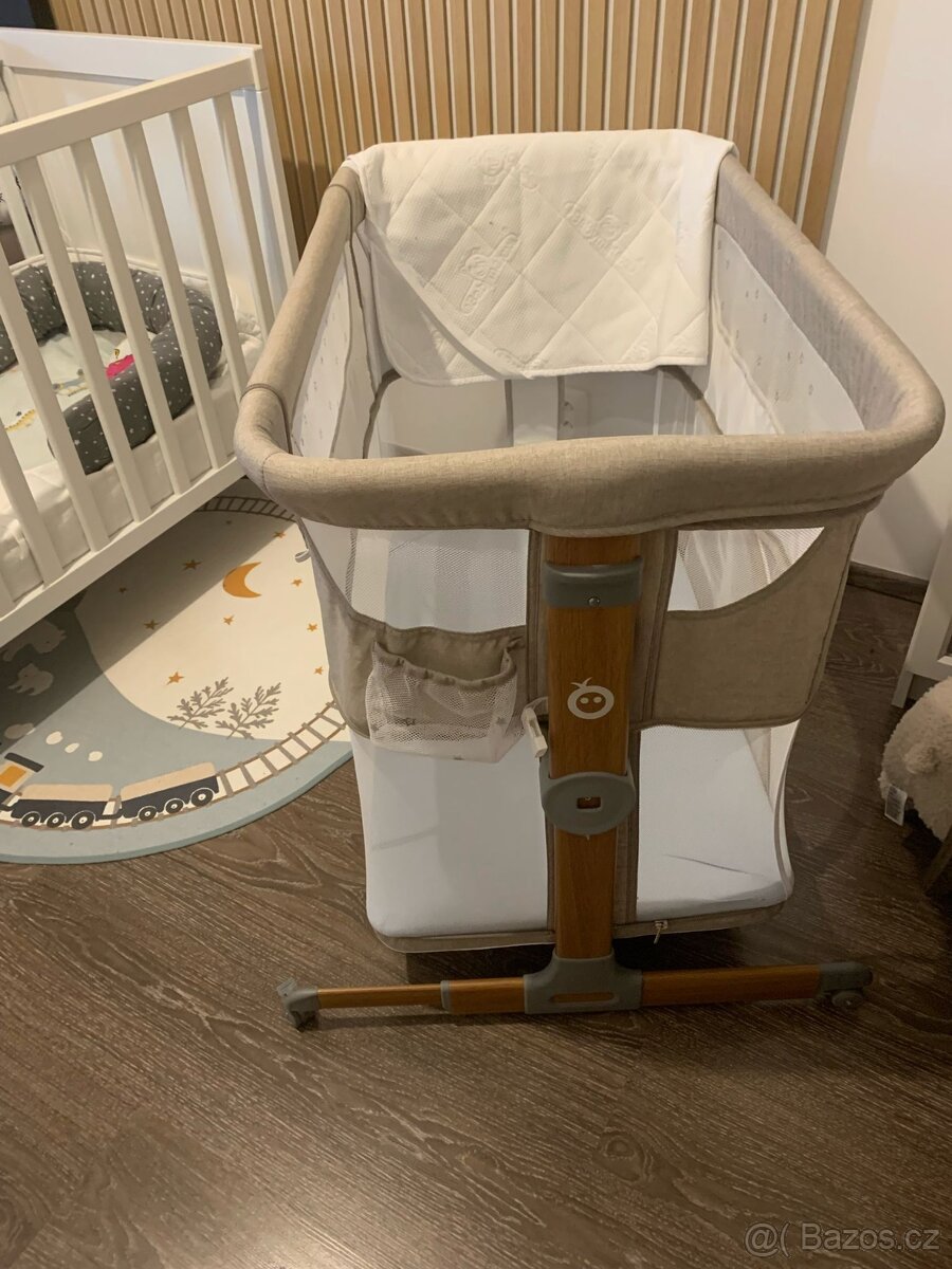 MOMI Postýlka Smart Bed 4v1 Béžová - 7