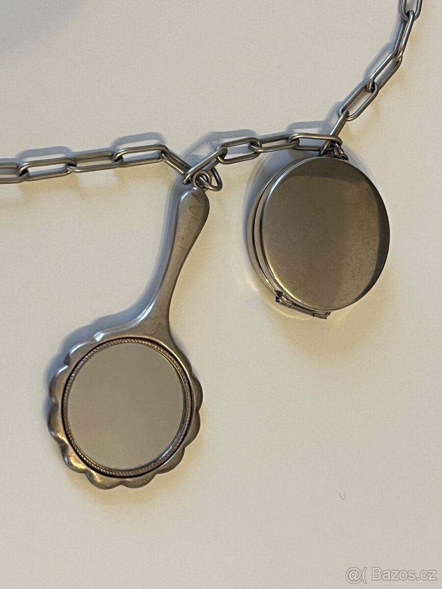 Kabelka secese stříbro - 7