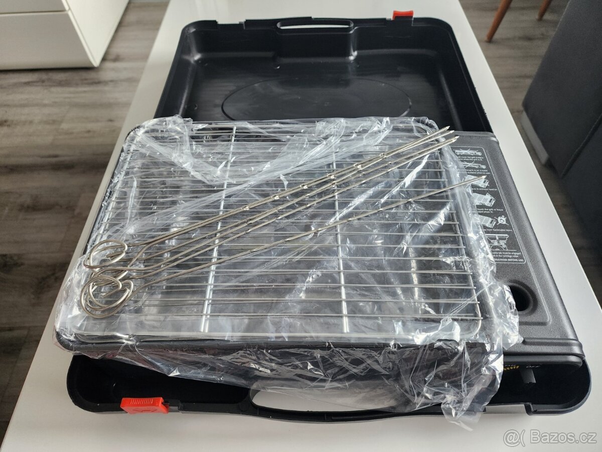 Přenosný plynový gril v kufříku – nový - 7