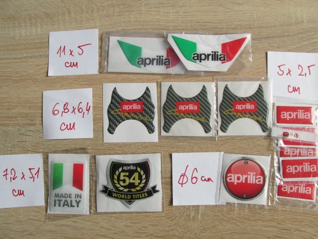 Samolepky 3D provedení /zalité/ VÝPRODEJ - 7