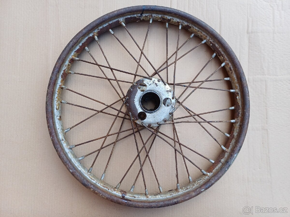 Prodám přední a zadní kolo Jawa 250 Duplex - 7