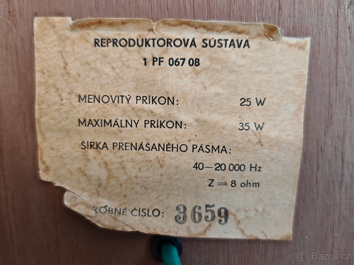 Tesla 1PF06708 - velké reprosoustavy - 7