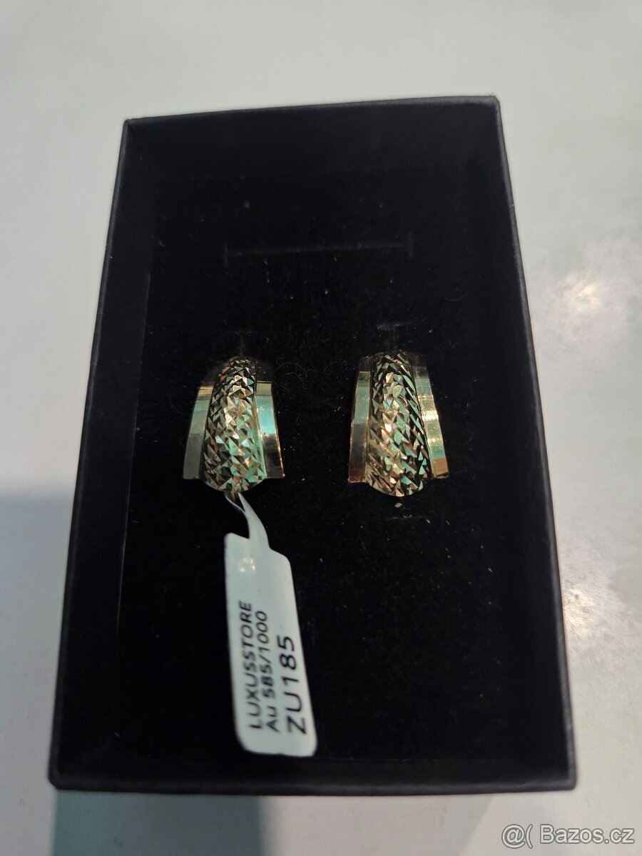 Zlaté náušnice 2.25g ZLATO - 7