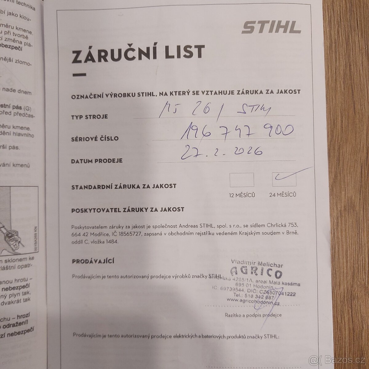 STIHL MS 261- NOVÁ-ZÁRUKA - 7