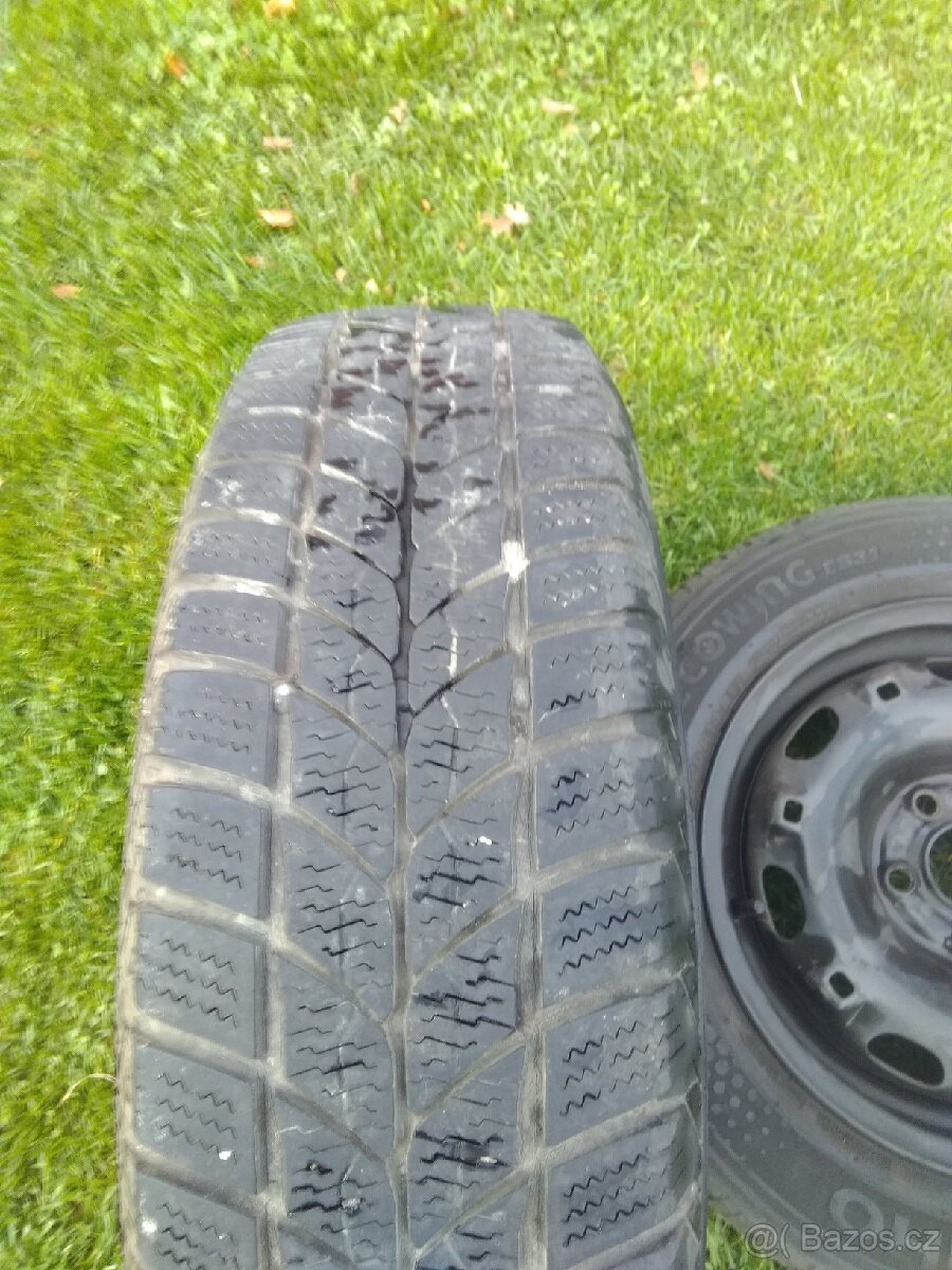 Škoda fabia 1 pneu s disky 4 x - 7