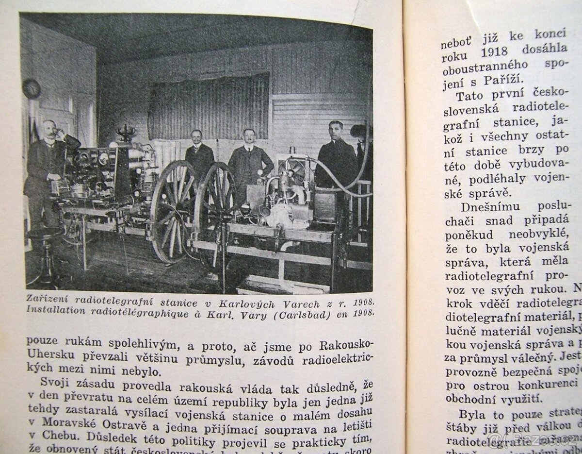 Starožitná kniha z roku 1935 o začátcích rozhlasu, top stav - 7