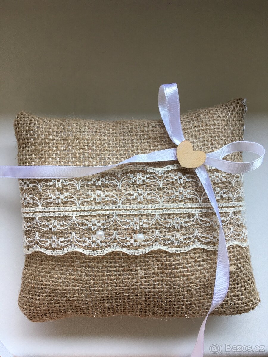 Polštářky na snubní prstýnky - 7