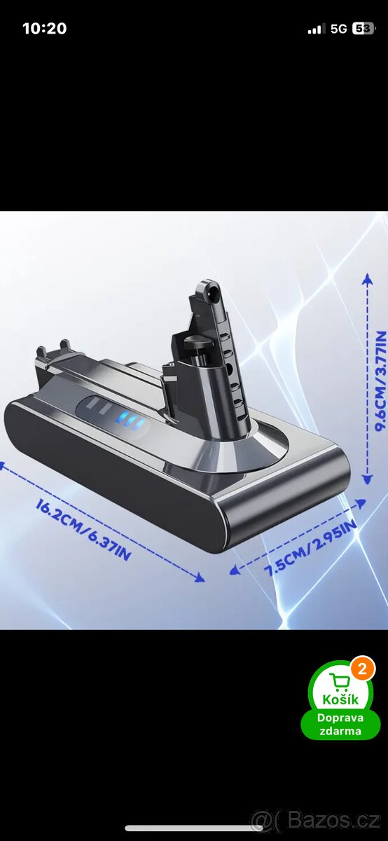 Náhradní baterie Dyson - 7