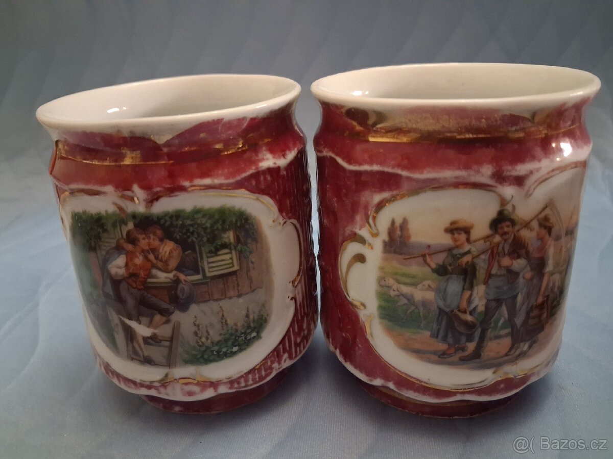 Starožitné hrnky/hrnečky - 7