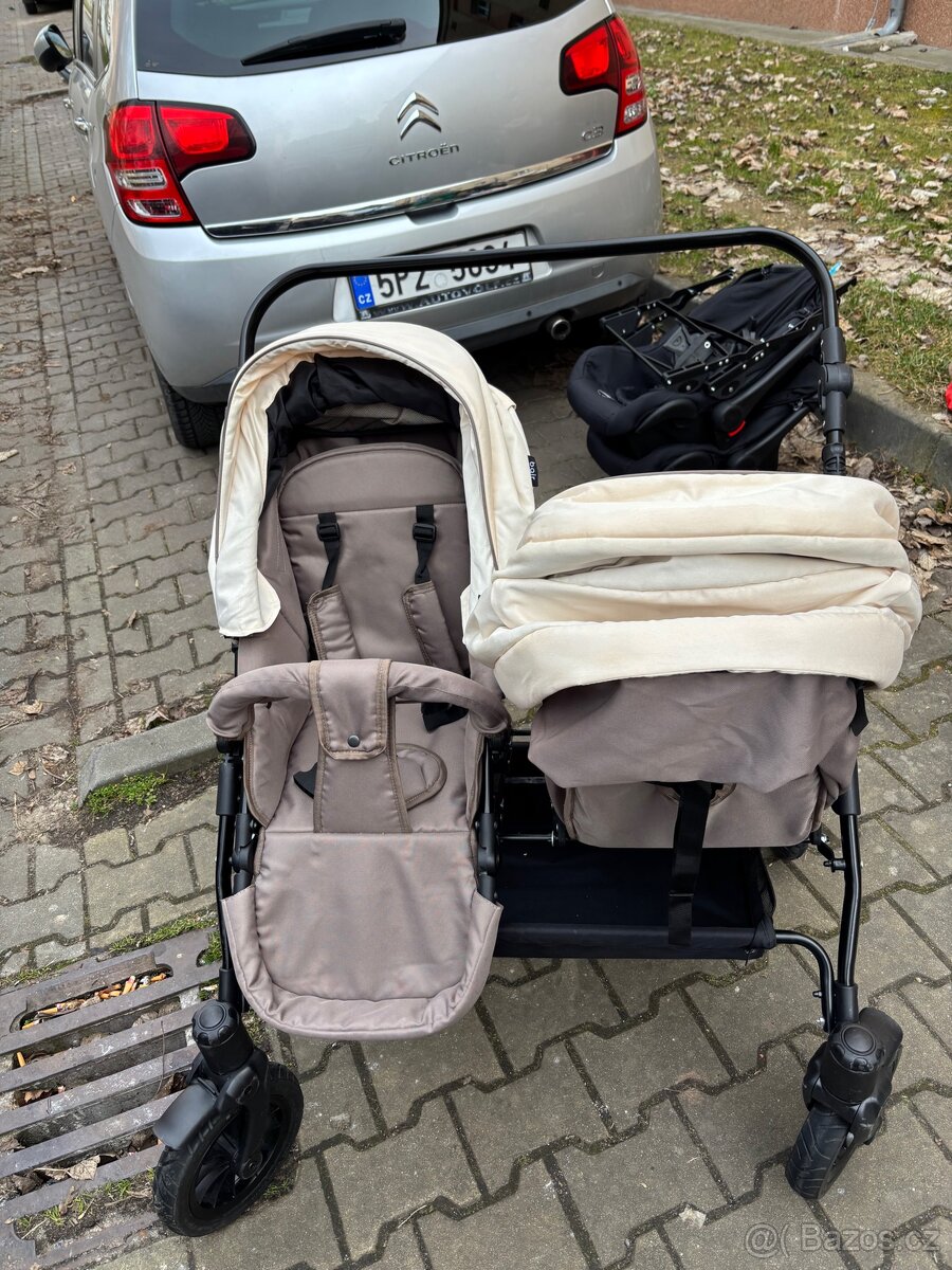 Kočárek pro dvojčata BAIR - 7
