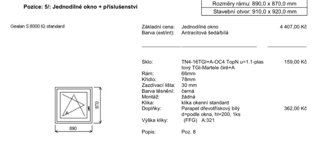 Plastová okna stáří 5 let - 7