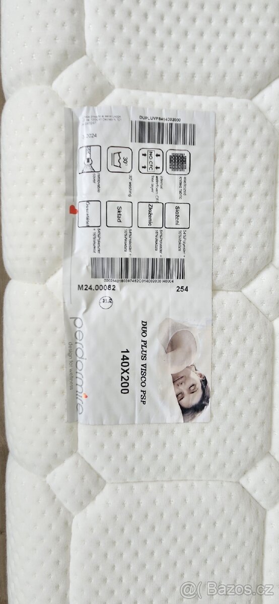 Postel 140x200 komplet - matrace Pro spanek - 7