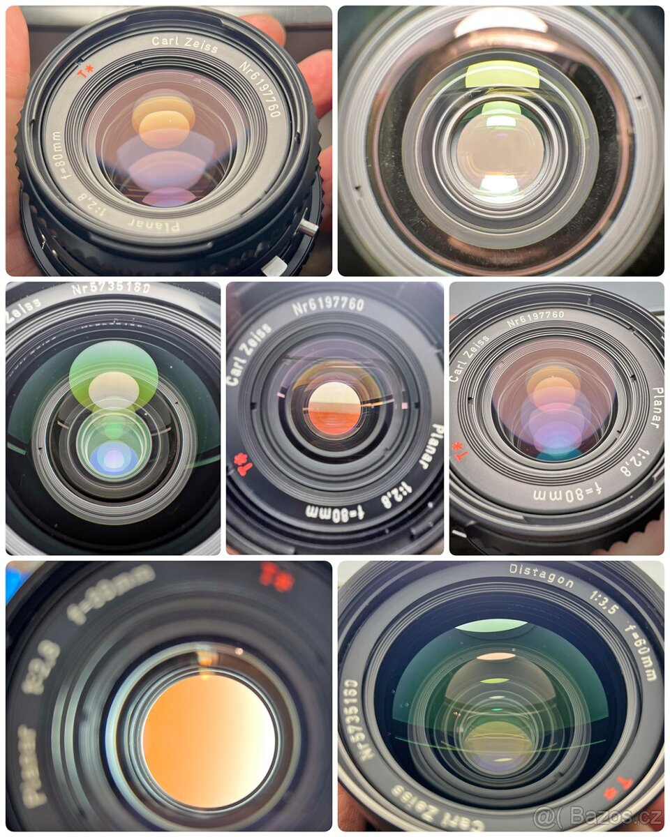 Hasselblad 500 C/M Konvolut – středoformátový set se 3 skly - 7