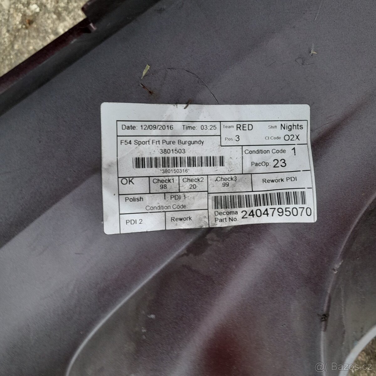 Mini Cooper S F54, přední nárazník - 7