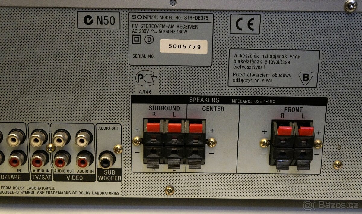 SONY STR DE 375 receiver - 7