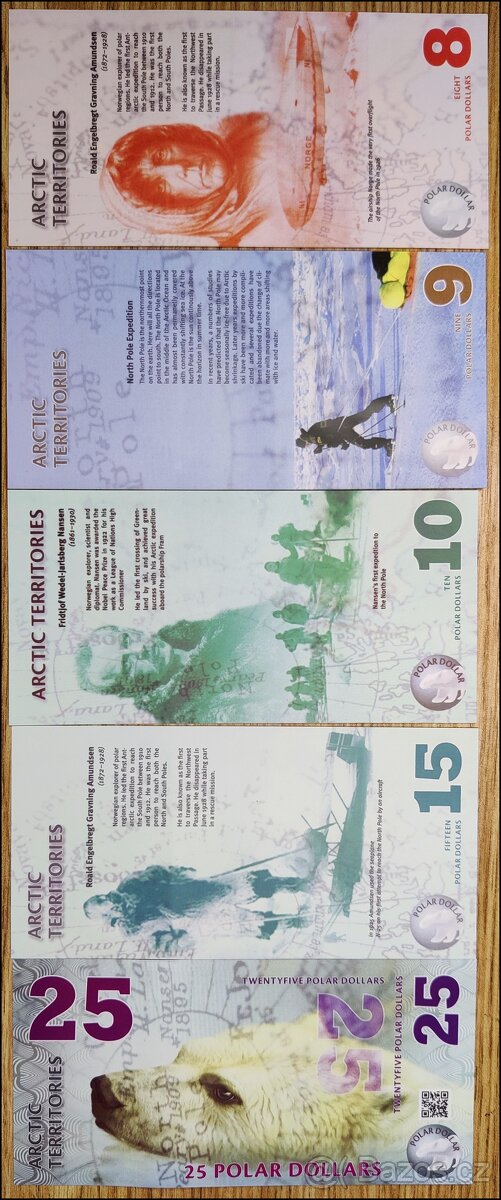Arctic - sada 14 kusů unc - 7