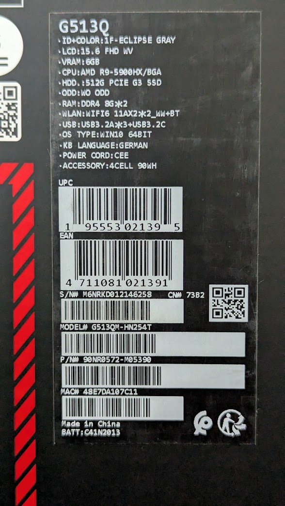 TOP Asus ROG STRIX, RYZEN 9, RTX3060, 16GB / 512GB SSD - 7