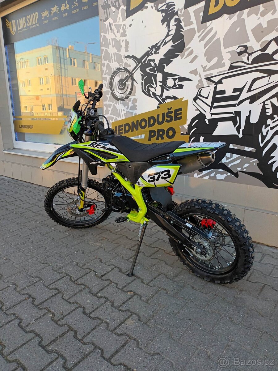 Pitbike Thunder 140cc 19x16 E-start zelená - 7
