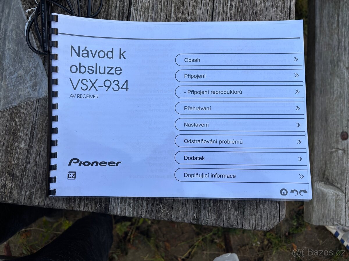 Pioneer VSX-934 AV Receiver – 7.2 kanálový zesilovač - 7