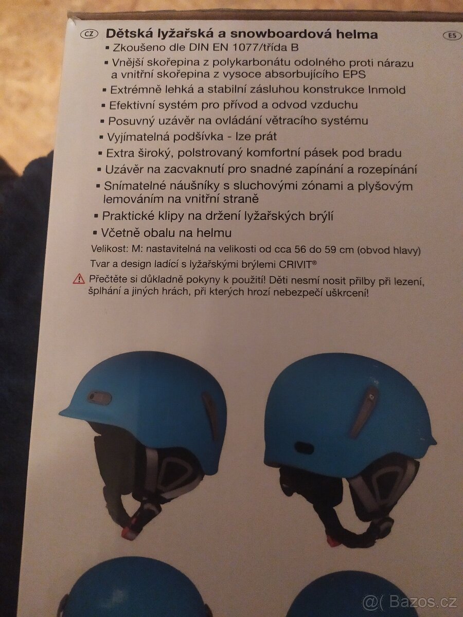 Lyžařská a snowboardová dětská helma - 7